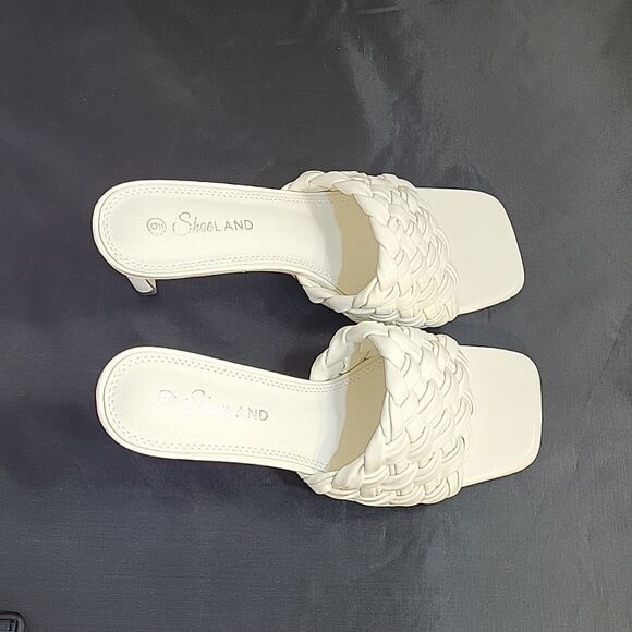 BRAND NEW HERSTYLE MELROSE BRAIDED SQUARE OPEN TOE SLIP-ON MULES SANDAL - Picture 7 of 14